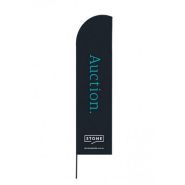 Bow Banner Flag - Auction Thumbnail