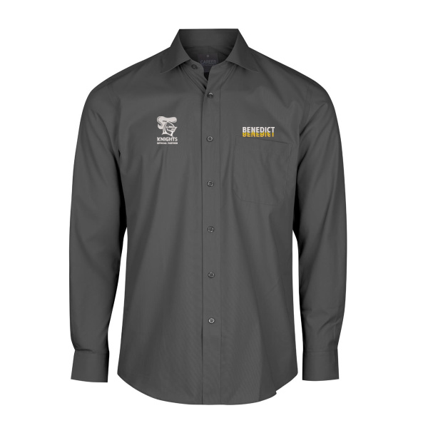 Knights Benedict - Men's Premium Poplin Business Shirt - Relaxed Fit with Pocket Thumbnail