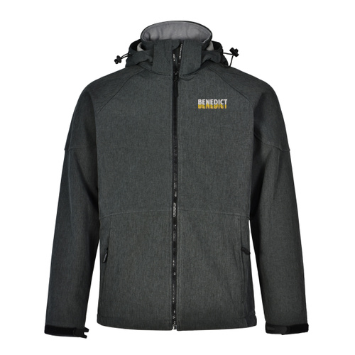 Benedict - Men's Performance Softshell Jacket with Detachable Hood Thumbnail