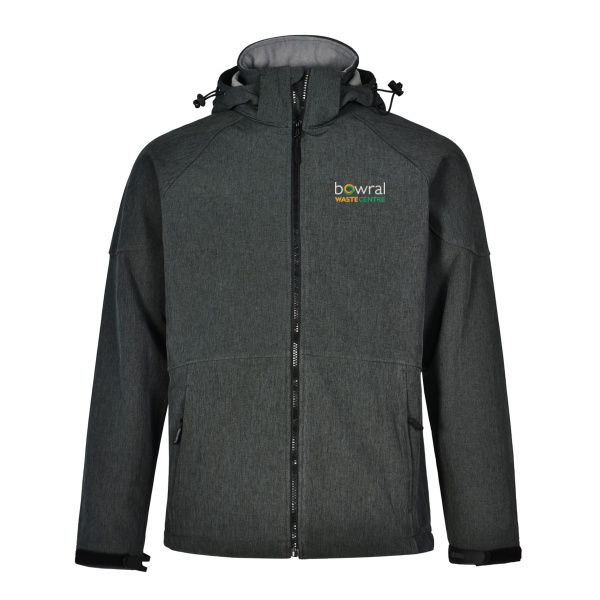 Bowral WasteCentre - Men's Performance Softshell Jacket with Detachable Hood Thumbnail