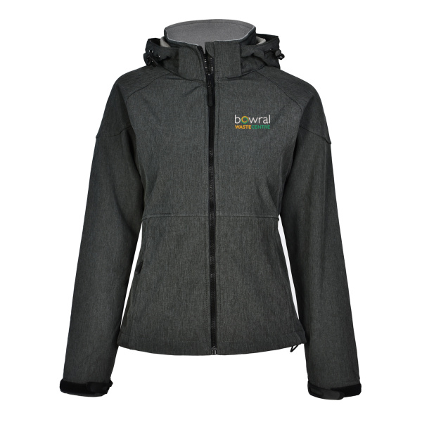 Bowral WasteCentre - Women's Performance Softshell Jacket with Detachable Hood Thumbnail