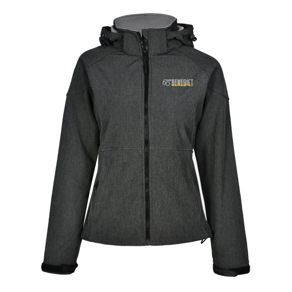 Benedict - 60th Women's Performance Softshell Jacket with Detachable Hood Thumbnail