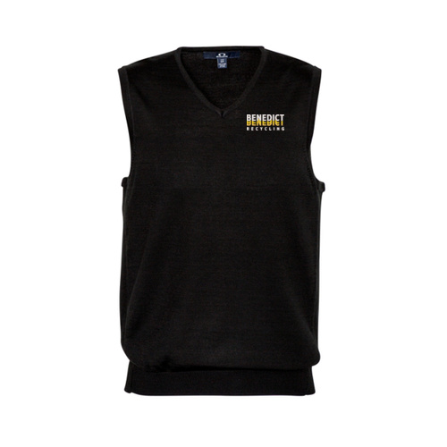 Benedict Recycling - Men's Wool Blend Vest Thumbnail