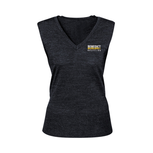 Benedict Recycling - Women's Wool Blend Vest Thumbnail